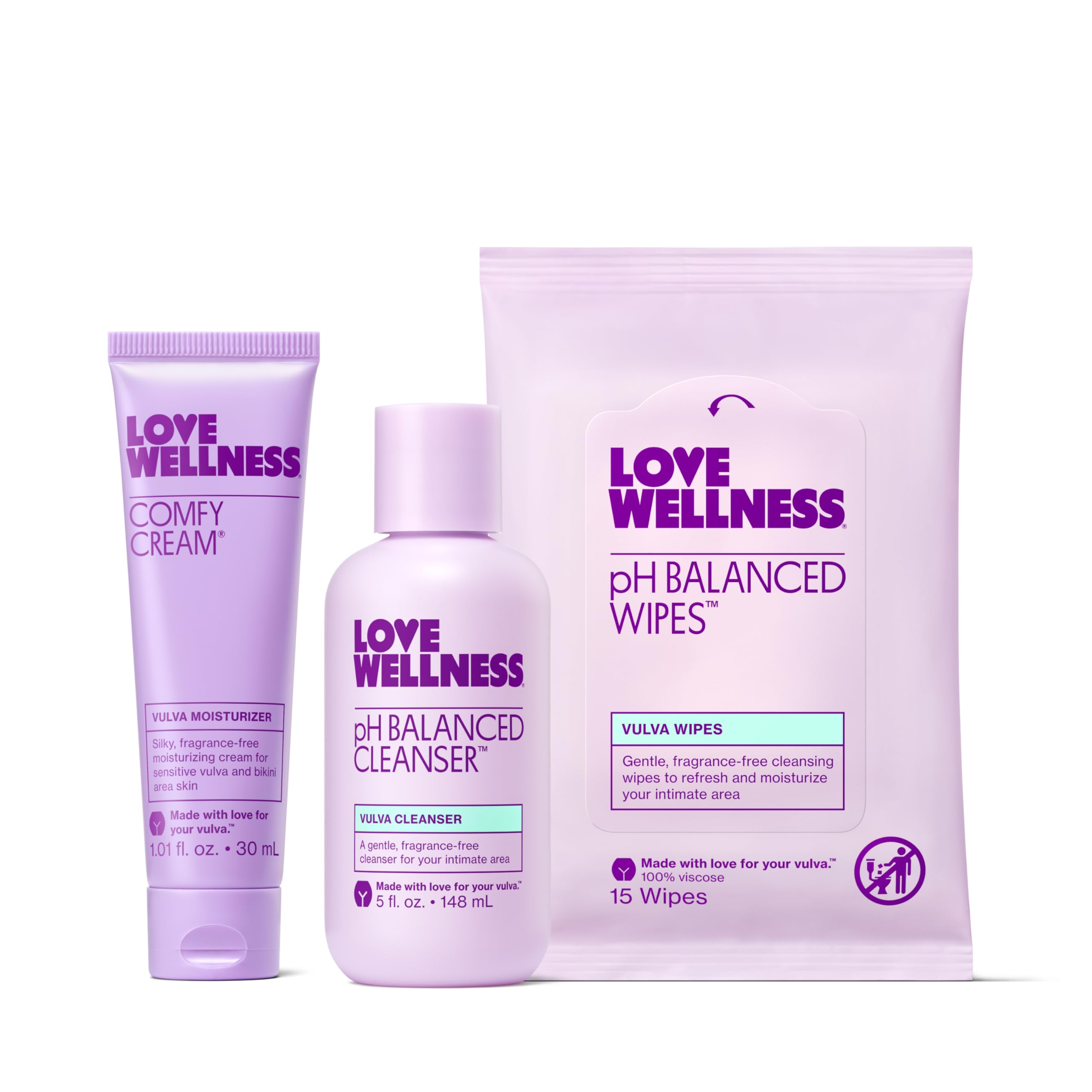 Amazon.com: Love Wellness Skincare for Down There Bundle | Gentle